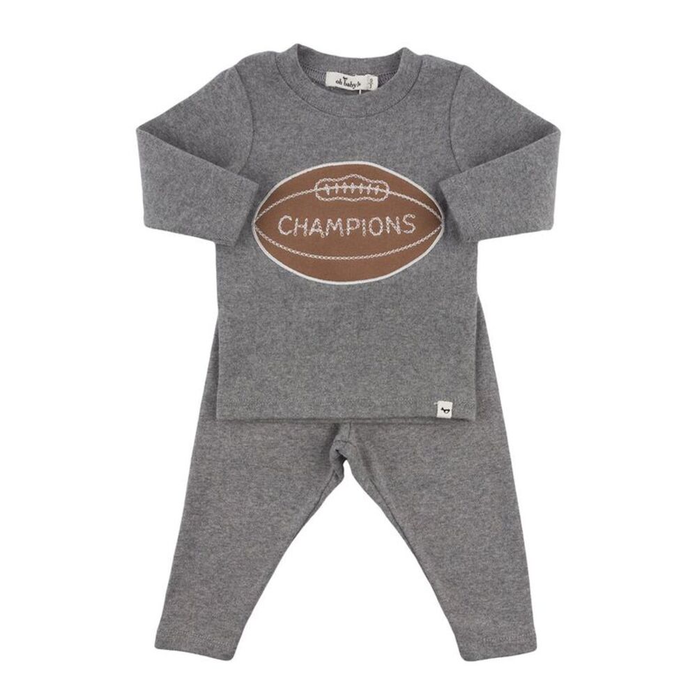 Oh Baby!  Football Patch 2Pc Set